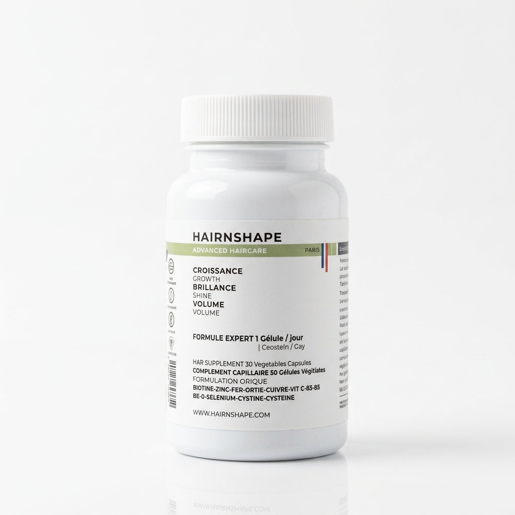 Flacon Vitamines Vibrant Hair HAIRNSHAPE, cure 1 mois