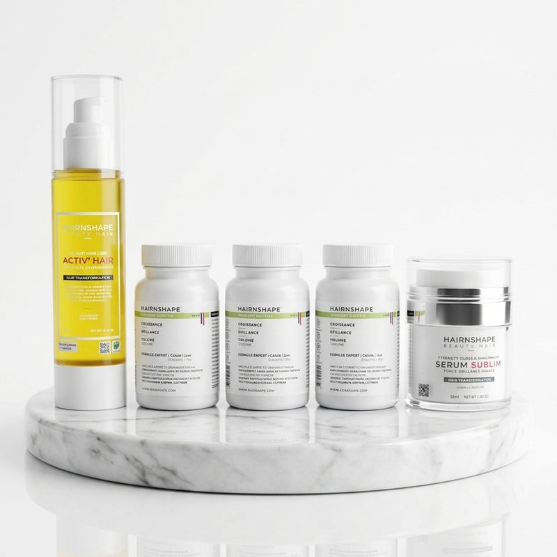 Pack Cure Complète HAIRNSHAPE : huile, sérum et vitamines